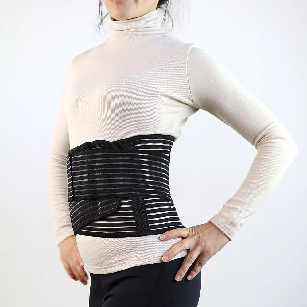 Sipò ren lonbèr ak plak metal detachable